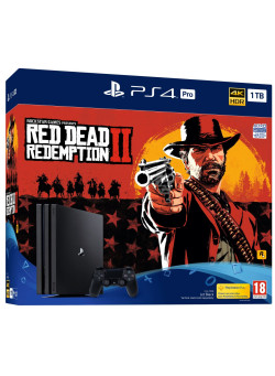 Игровая приставка Sony PlayStation 4 Pro 1Tb Black (CUH-7216B) + Red Dead Redemption 2